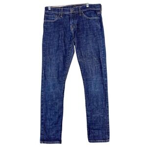 Lucky Brand 110 Slim Jeans Mens 31 Blue Stretch Denim Skinny‎ Fit 5-Pocket 32x32